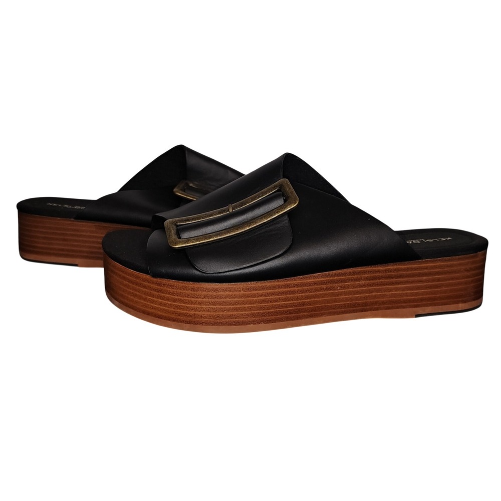 Kelsi Dagger Women's Brooklyn Dover Platform Sandals - Black Size 11